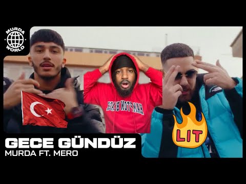 |TURKISH DRILL/RAP REACTION 🇹🇷|Murda - Gece Gündüz ft. MERO (prod. Spanker)