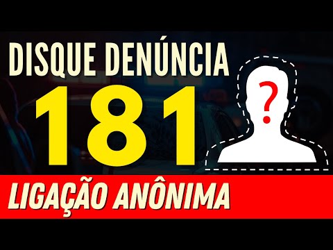 ANONYMOUS REPORTING - Hotline 181 - Find out how to make your report