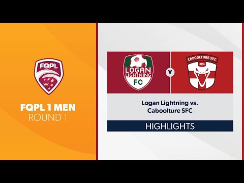 FQPL  1 Men R1 - Logan Lightning vs. Caboolture SFC Highlights