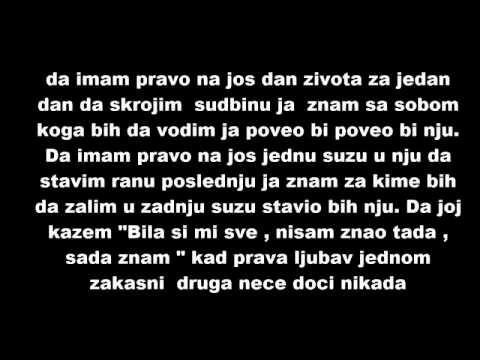 Sasa Matic-kad ljubav zakasni (text)