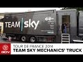 Team Sky Mechanics' Truck Tour | Tour De France ...