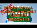 How To Install Classic Windows 7 Games On Windows 11