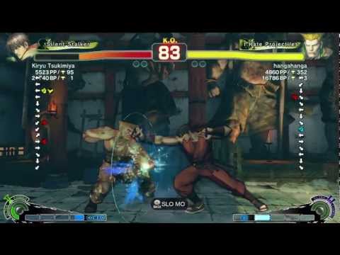 Kiryu Tusikmiya (Guy) vs HangaHanga (Guile) - AE 2012 Ranked Match *720p HD*