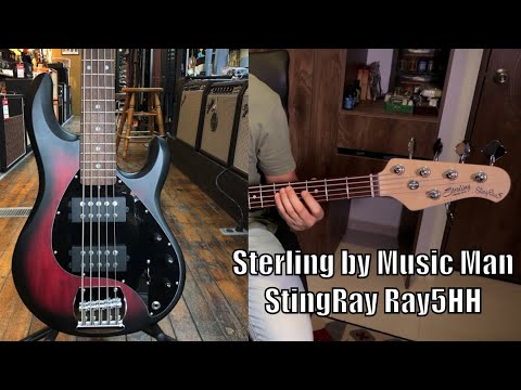 Sterling by MusicMan RAY5HH 2025 - Trans Black Satin Bass Guitar image 9