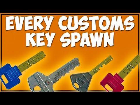 Every Custom Key Spawn Guide - Escape From Tarkov