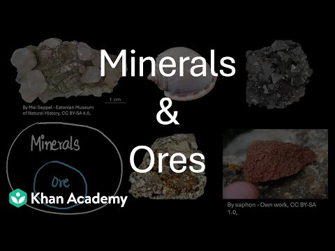 Minerals and Ores | Natural Resources | Middle School | Science | Khan Academy