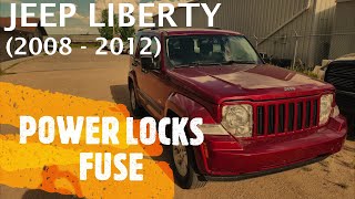 Jeep Liberty - POWER DOOR LOCKS FUSE LOCATION (2008 - 2012)