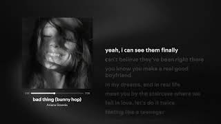 Download lagu Ariana grande - Bad thing (bunny hop)(Lyrics) mp3