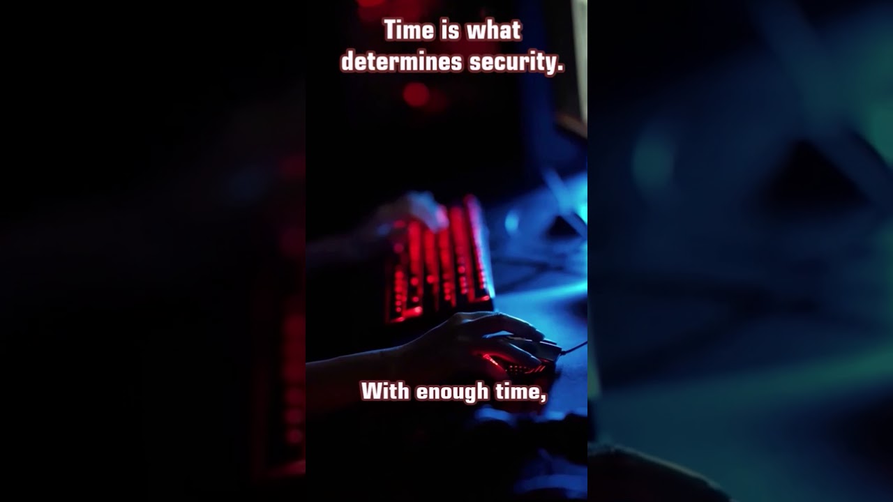 What determines security? quote. #quotes #shorts  #cybercrime #cybersecurity