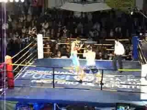 Flaco Marcos Ahumada Vs. Pablo Curbelo septiembre 2013 knockout (knock out)