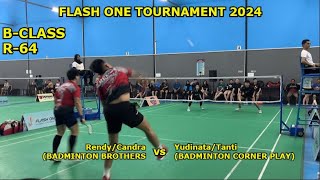 Download lagu Rendy Christian W/Candra Wijaya (B BROTHERS) vs Yudinata Adi W/Octavia Tanti (BCP) - Flash One Tour mp3