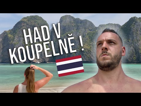 MĚLI JSME HADA V KOUPELNĚ | Thajsko - Phuket a Phi Phi