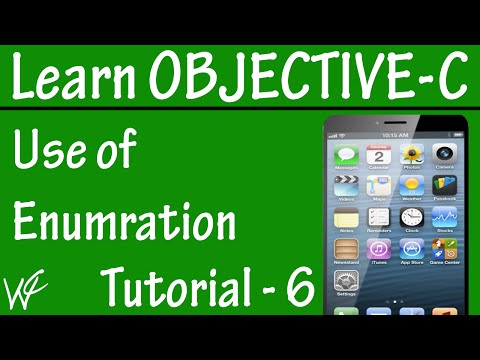 Free Objective C Programming Tutorial for Beginners 6 - Enum Datatype in Objective C