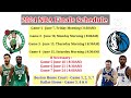 NBA Playoffs Standings Today updates May 31, 2024 | Game Results | NBA SCHEDULE June 2024