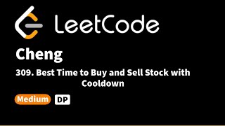 YouTube video 'LeetCode 309. Best Time to Buy and Sell Stock with Cooldown'