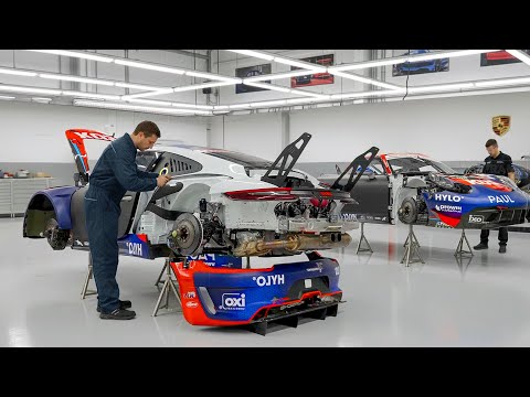 Thumbnail for Full Restorations of Powerful 911 GT3R Porsches From Start to Finish by Professionals by Porsche 911 GT3