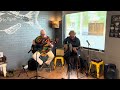 Peter Lavelle and Tony Dunn doing 'Chitins Con Carne', Little Snapper cafe, Culburra NSW