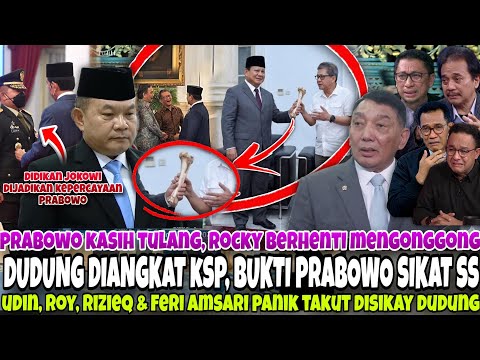 SS TERSINGKIR.. DUDUNG RESMI JADI KSP U/ SIKAT ROY CS - DIKASIH TULANG, ROCKY BERHENTI MENGGONGGONG