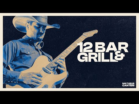 12 Bar & Grill – Fast Country Blues Shuffle in E with Chicken Pickin’ & Lap Steel Licks!