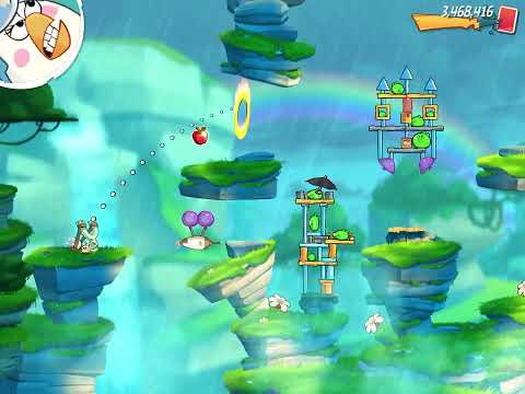 Angry birds 2: level 674 (Cobalt Plateaus/ Hamberg)