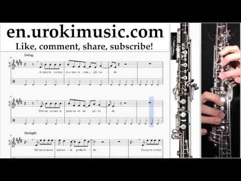Oboe lessons Prince Royce - Darte un Beso Part#2 um-352