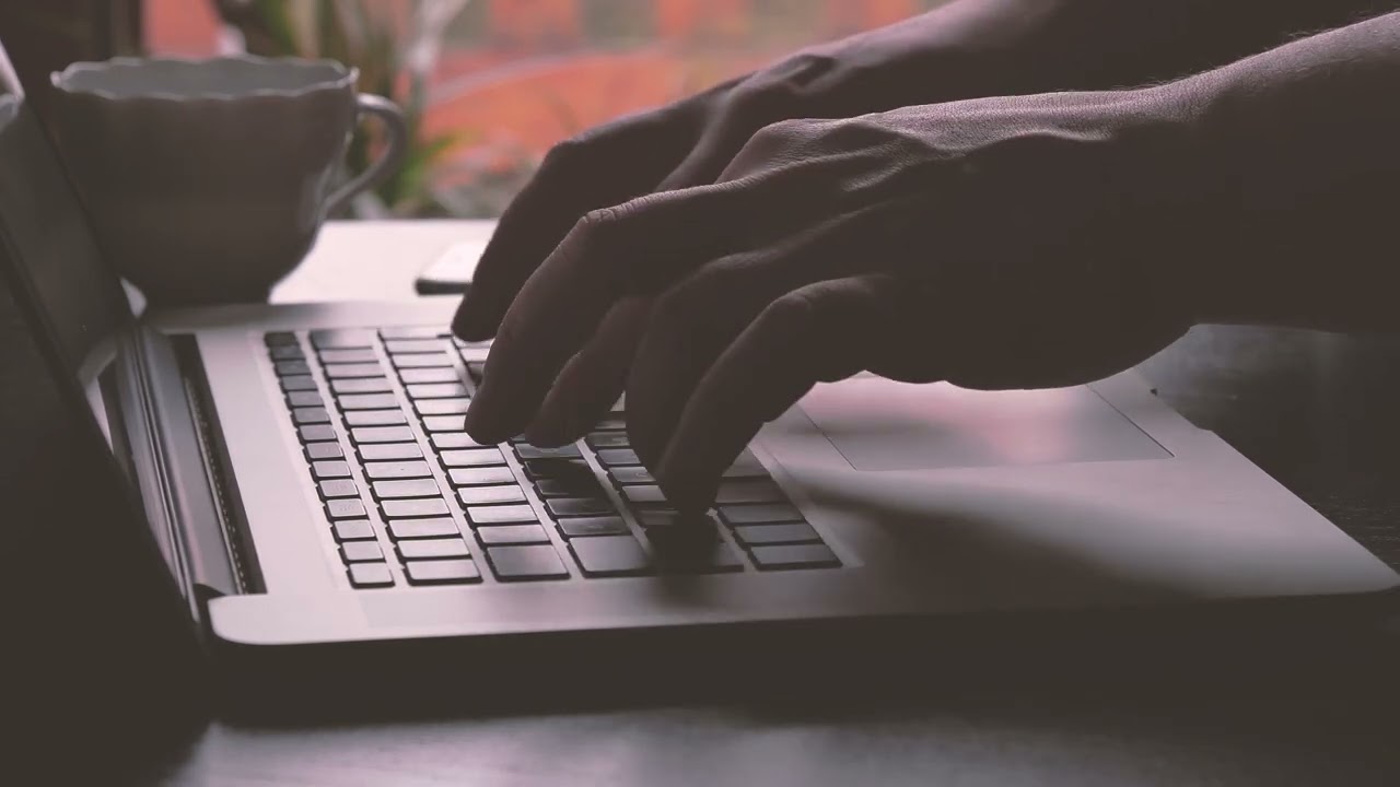 Close-up of Fingers Pressing Keyboard Keys - 4K Stock Videos | NoCopyright | AllVideoFree