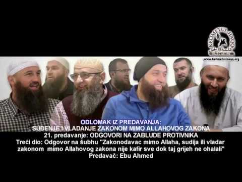 Ne bi trebali tekfiriti ni psovača Allaha (!), sve dok to psovanje ne bude smatrao dozvoljenim