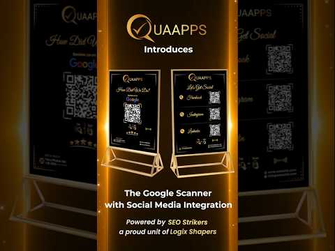 Acrylic google review scanner plus 3 social media stand, for...