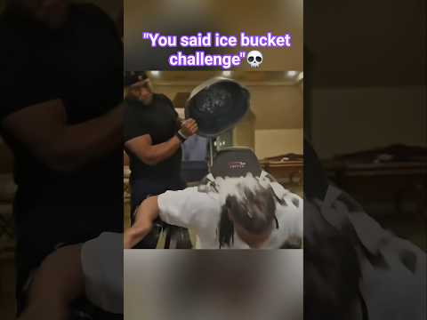 zias and b lou ice bucket challenge🤣#zias #blou #icebucketchallenge #stream #funny #faze #shorts