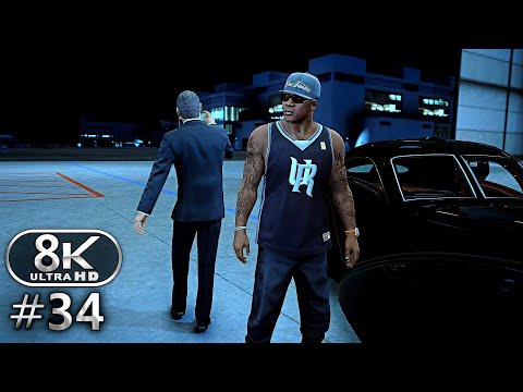 GTA V 8K Ultra Graphics Gameplay Walkthrough Part 34 - GTA V 8K 60FPS PC No Commentary