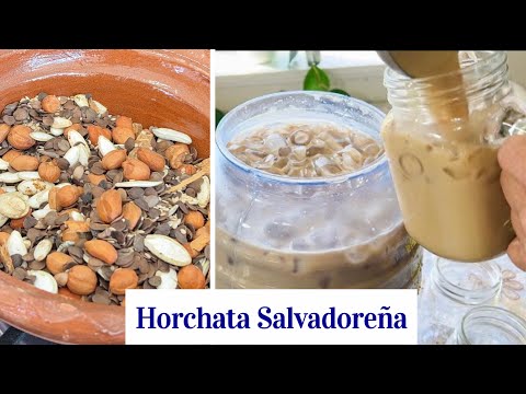 Como hacer HORCHATA SALVADOREÑA de morro y las demás especies que le dan ese autentico sabor