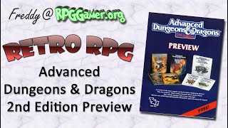 Retro RPG: Advanced Dungeons & Dragons 2nd Edition Preview