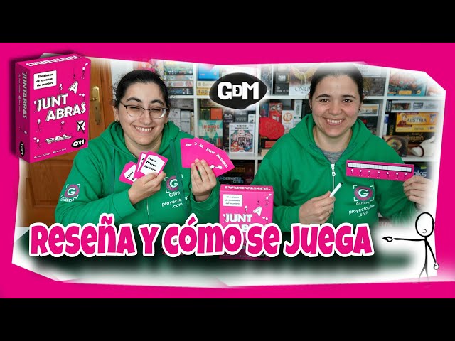 Vídeo relacionado con GDM - JUNTABRAS (ESP) - Juego de Mesa - Party Word Game - De 2 a 8 Jugadores - A Partir de 10 años. 20 min.