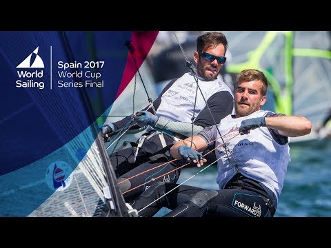 Full 49er Medal Race from the World Cup Series Final in Santander 2017