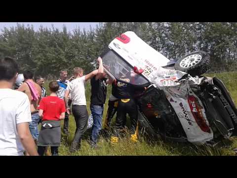 71.Rajd Polski poważny wypadek cypryjczyka i austryjaka