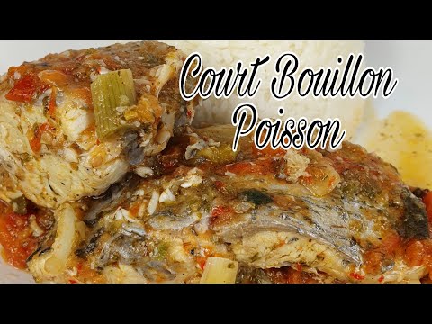 #40 Court-Bouillon de Poisson 🐟 recette Antillaise, Caribbean Fish Broth Recipe.