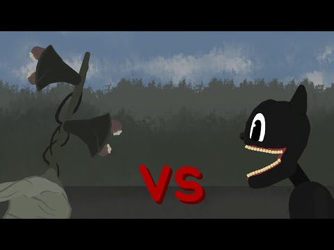 Siren Head vs Cartoon Cat