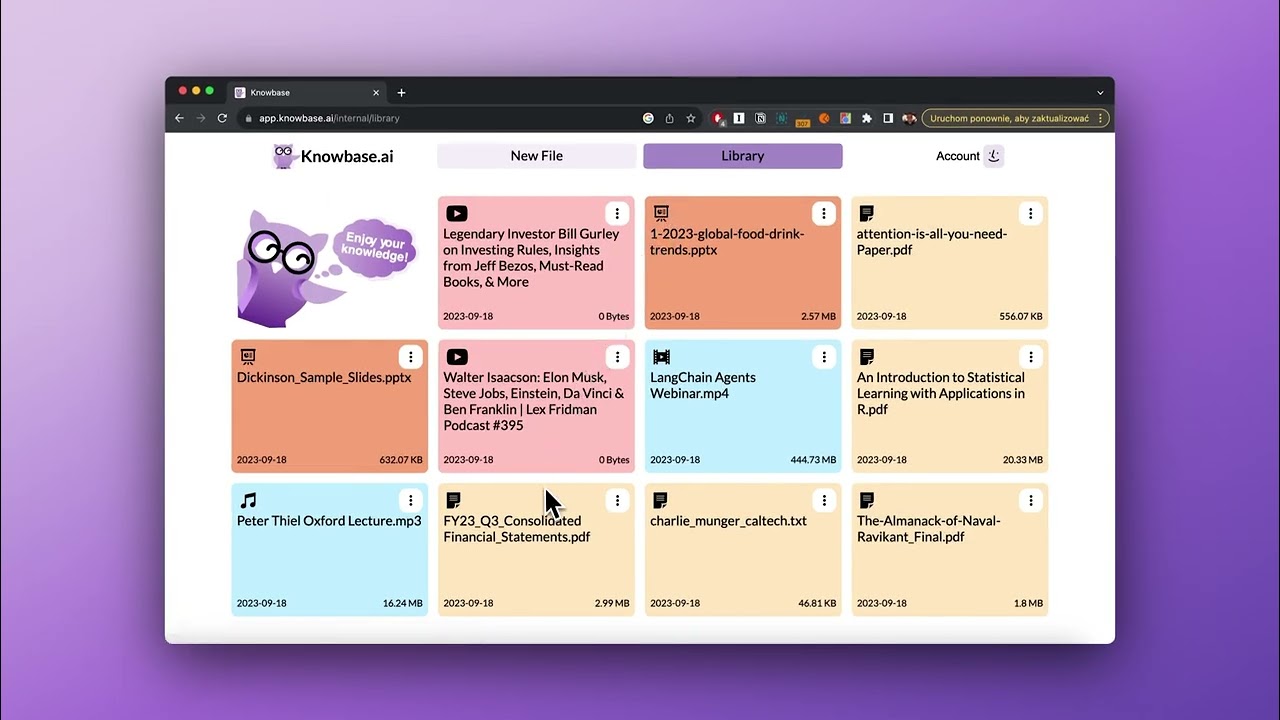Knowbase.ai - How it works? | Create your knowledge base powered by ChatGPT