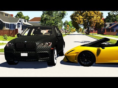 Crossroad Car Crashes Compilation #13 - BeamNG Drive