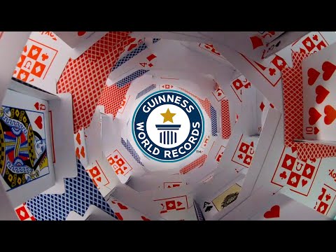 Tallest House of Cards Built - Guinness World Records