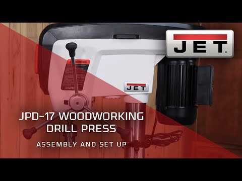 JET 716300 JDP-17 Drill Press- Assembly and Set Up