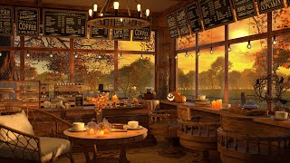Halloween Spooky Coffee Shop Ambience | Background Instrumental to Relax, Study, Work