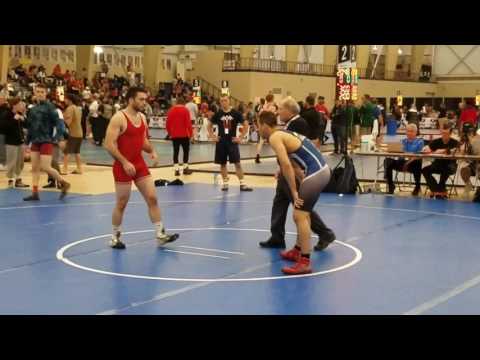 2017 University National Championship Greco-Roman wrestling. Giusseppe Rios