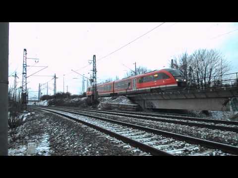 Posun Desira (Erzgebirgsbahn 642.232/732) - Chomutov, 13. 1. 2013