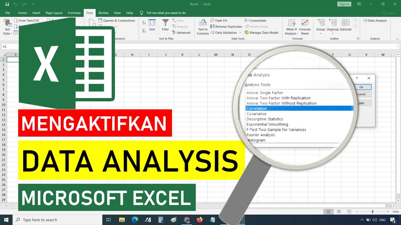 How to Enable Data Analysis in Excel || EXCEL STATISTICS