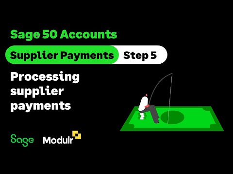 Sage 50 Accounts (UK): Supplier Payments - Processing...