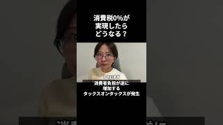 消費税0%にすることで損する人が続出する！？さとうさおりが徹底解説【減税/財務省】