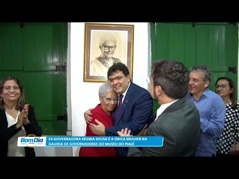 Ex-Governadora Regina Sousa é a única mulher na galeria do Museu do Piauí 09 03 2023