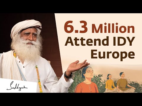 6.3 Million Attend Isha's IDY Offerings in Europe