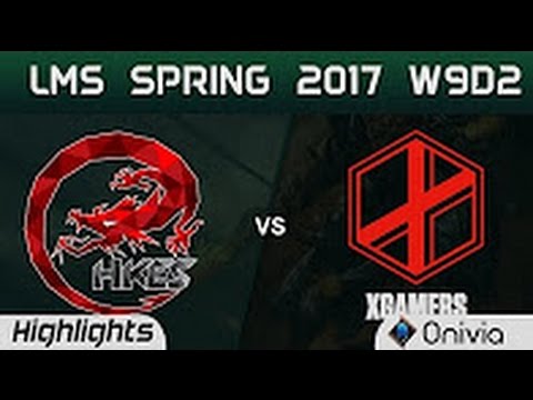 HKE vs XG Highlights Game 2 LMS 精華 春季職業聯賽 2017 W9D2 Hong Kong Esports vs xGamers